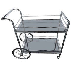 Enticing Vintage Bar Cart