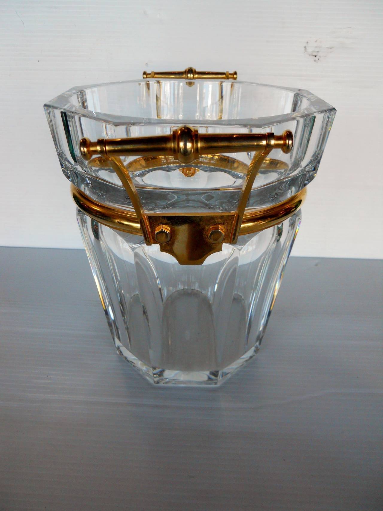 Metal Ultra Luxe Baccarat Ice Bucket