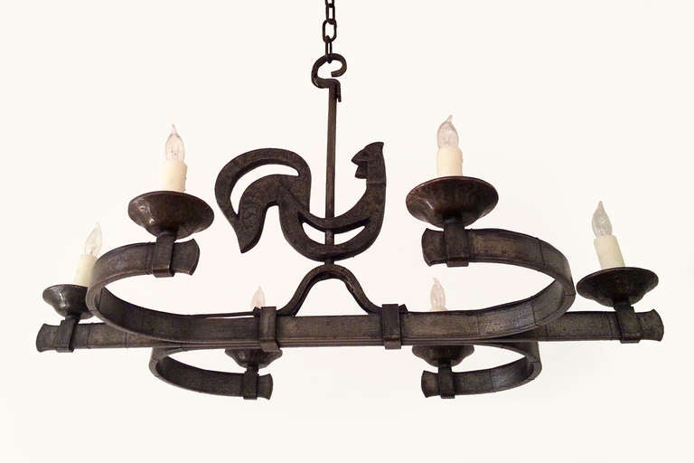 6-Light Rooster Fixture