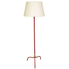 Red Plastic Floor Lamp