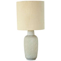 Design-Technics Table Lamp with Incised Design
