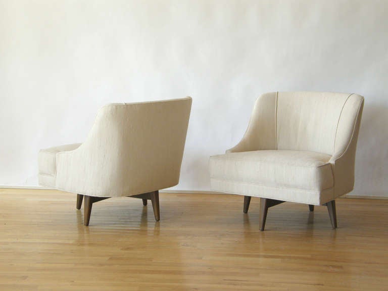 20th Century Swivel Lounge Chairs