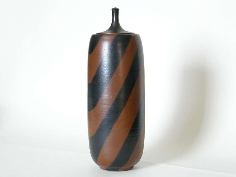 American Harrison McIntosh Tall Ceramic Jar