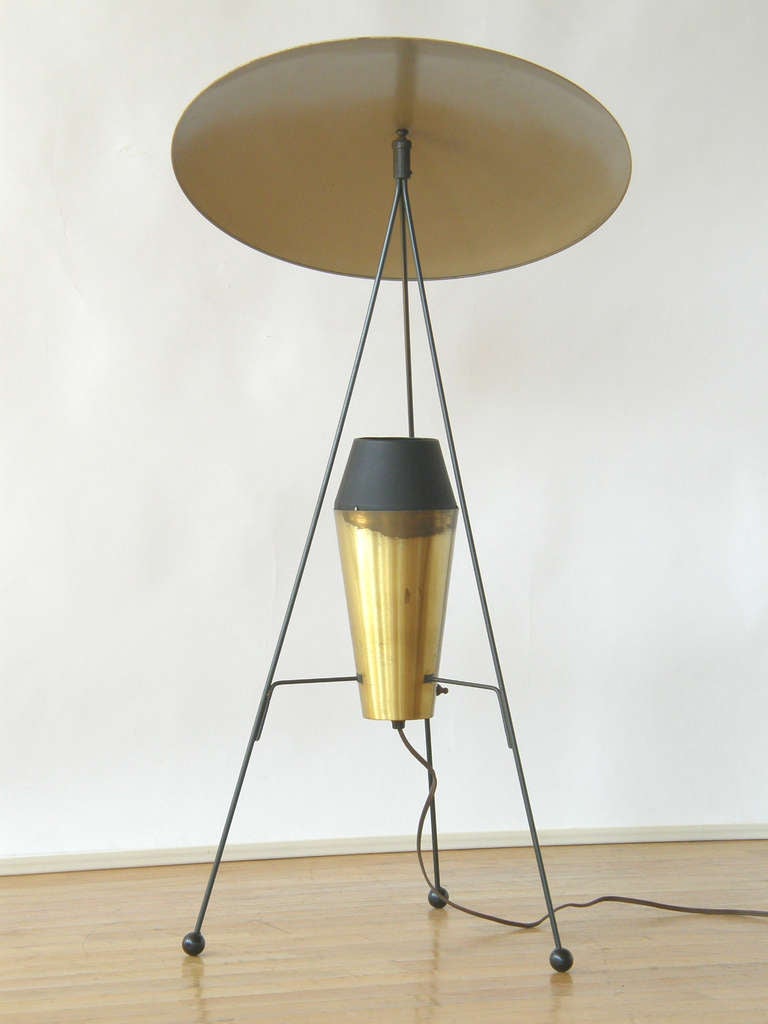 Mid-Century Modern 1951 M.O.M.A. (Maîtrise d'art) Lampe de concours de design conçue par A.W. et Marion Geller en vente