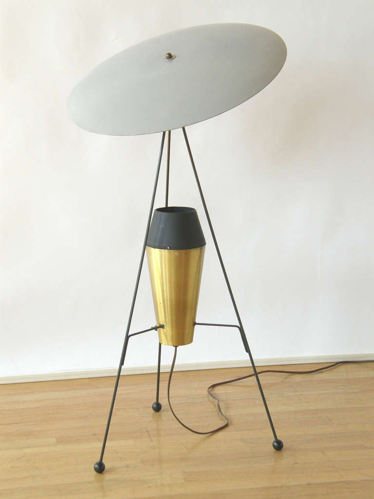 Américain 1951 M.O.M.A. (Maîtrise d'art) Lampe de concours de design conçue par A.W. et Marion Geller en vente