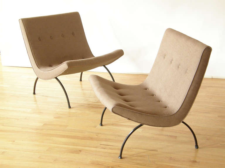 Pair of Scoop chairs designed by Milo Baughman for Thayer Coggin.

Please use Contact Dealer button if you have any questions.