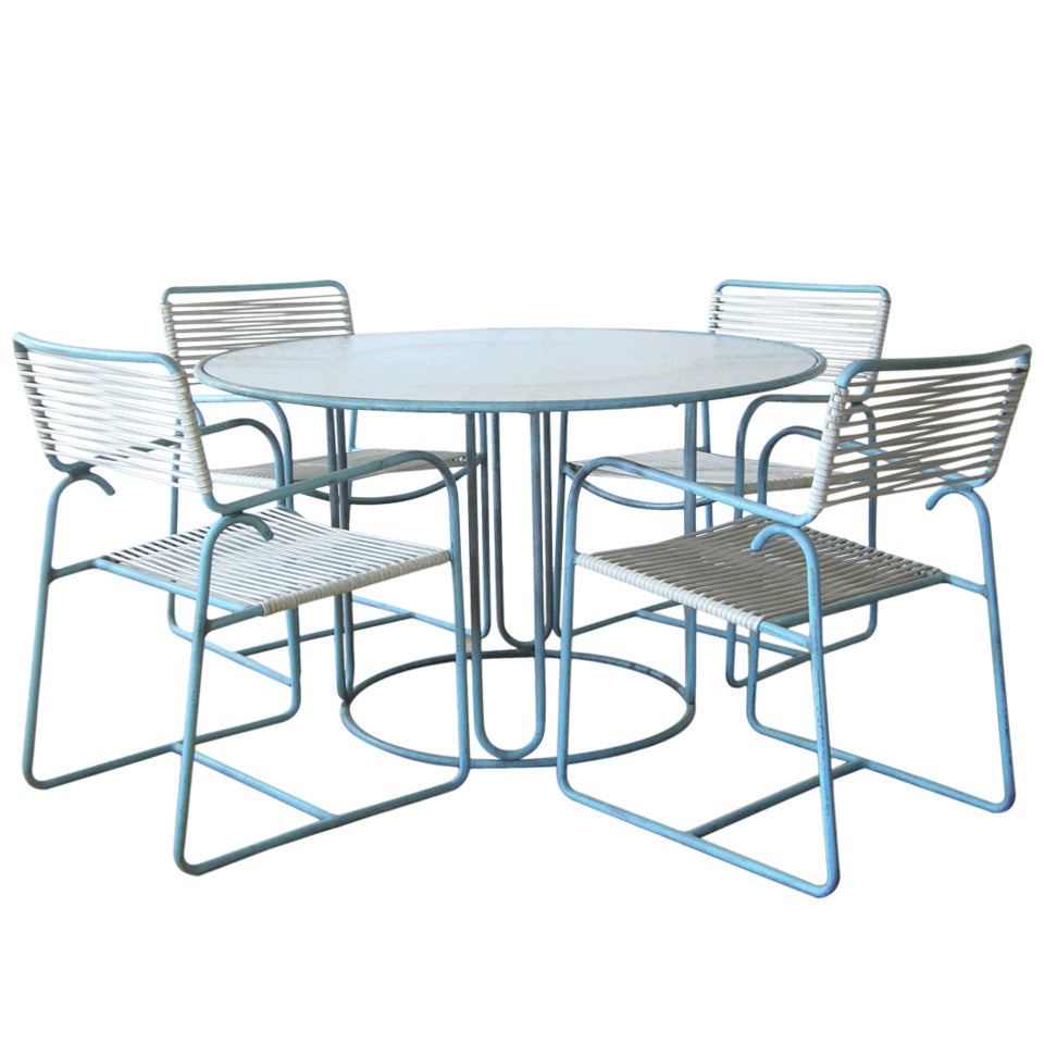 Walter Lamb Dining Table and Chairs