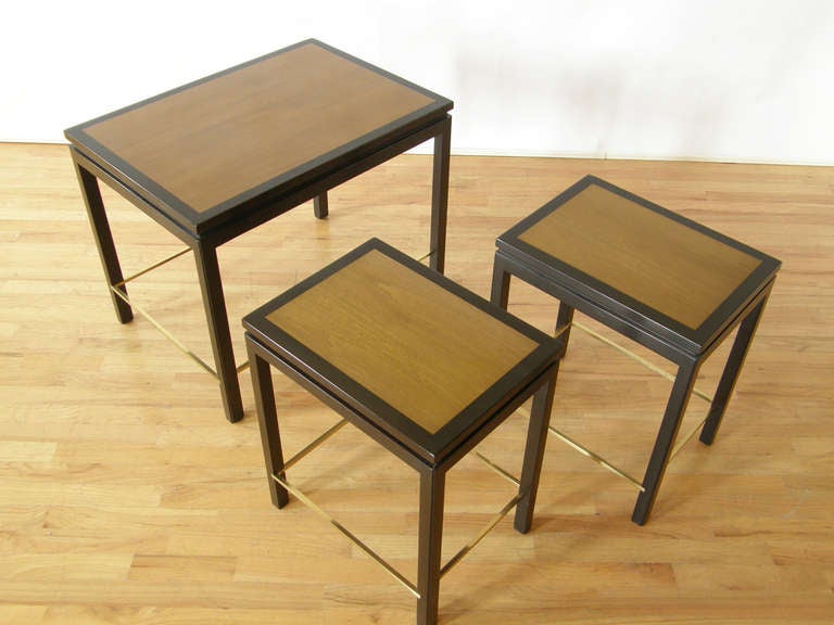 Edward Wormley Nesting Tables In Good Condition In Chicago, IL