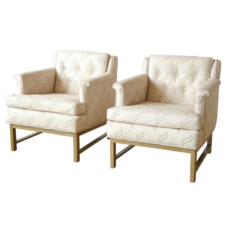 Edward Wormley Lounge Chairs at 1stdibs