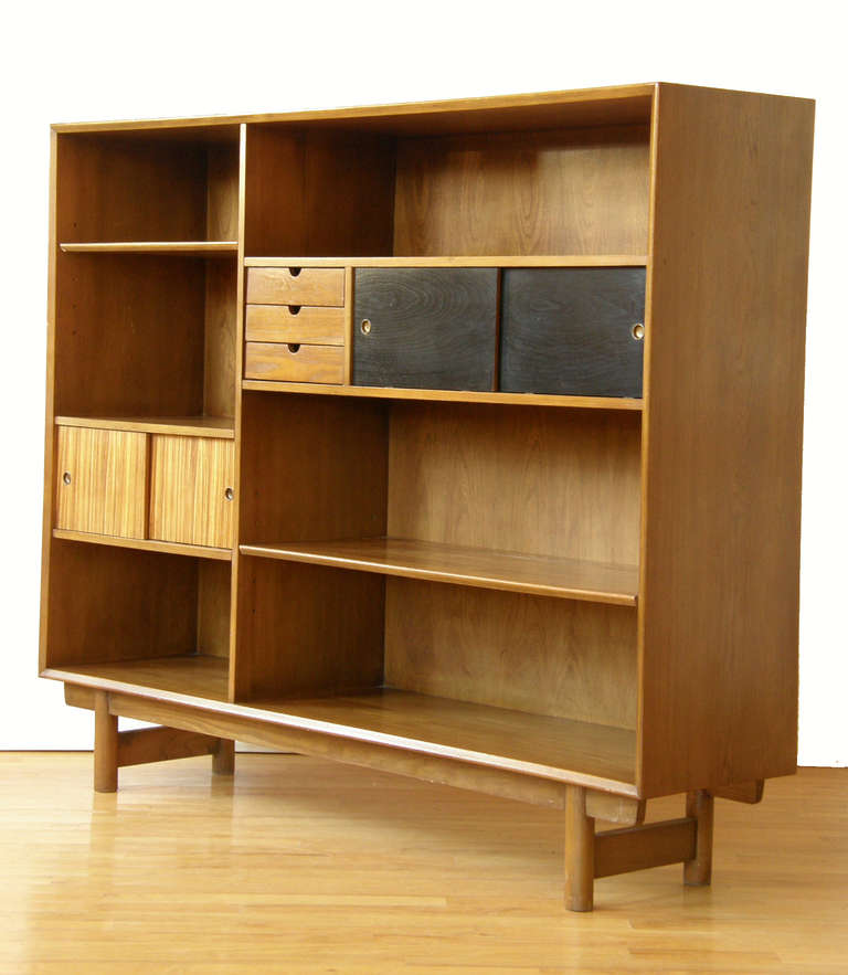 American Lawrence Peabody Bookcase Cabinet