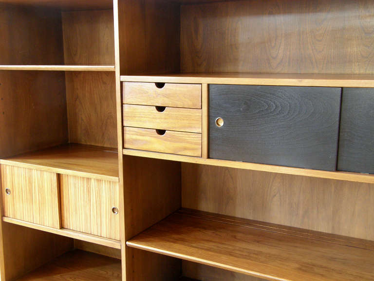 Lawrence Peabody Bookcase Cabinet In Good Condition In Chicago, IL