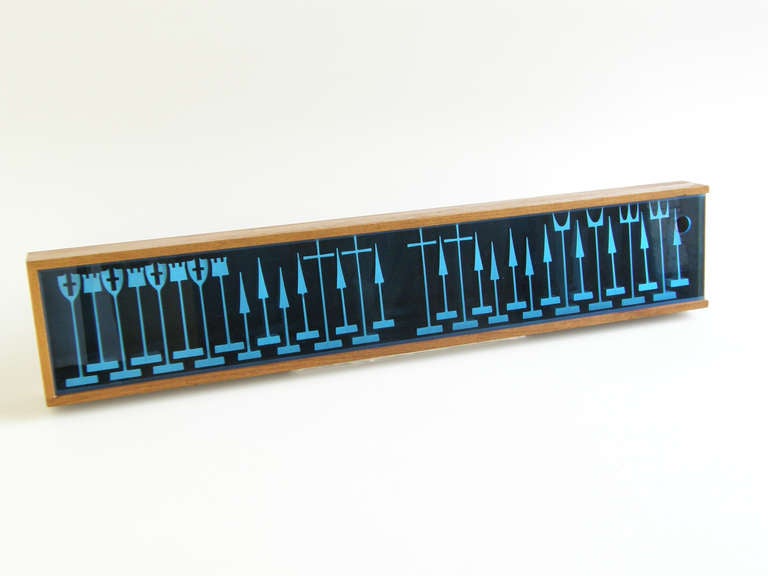Modernist Chess Set and Board