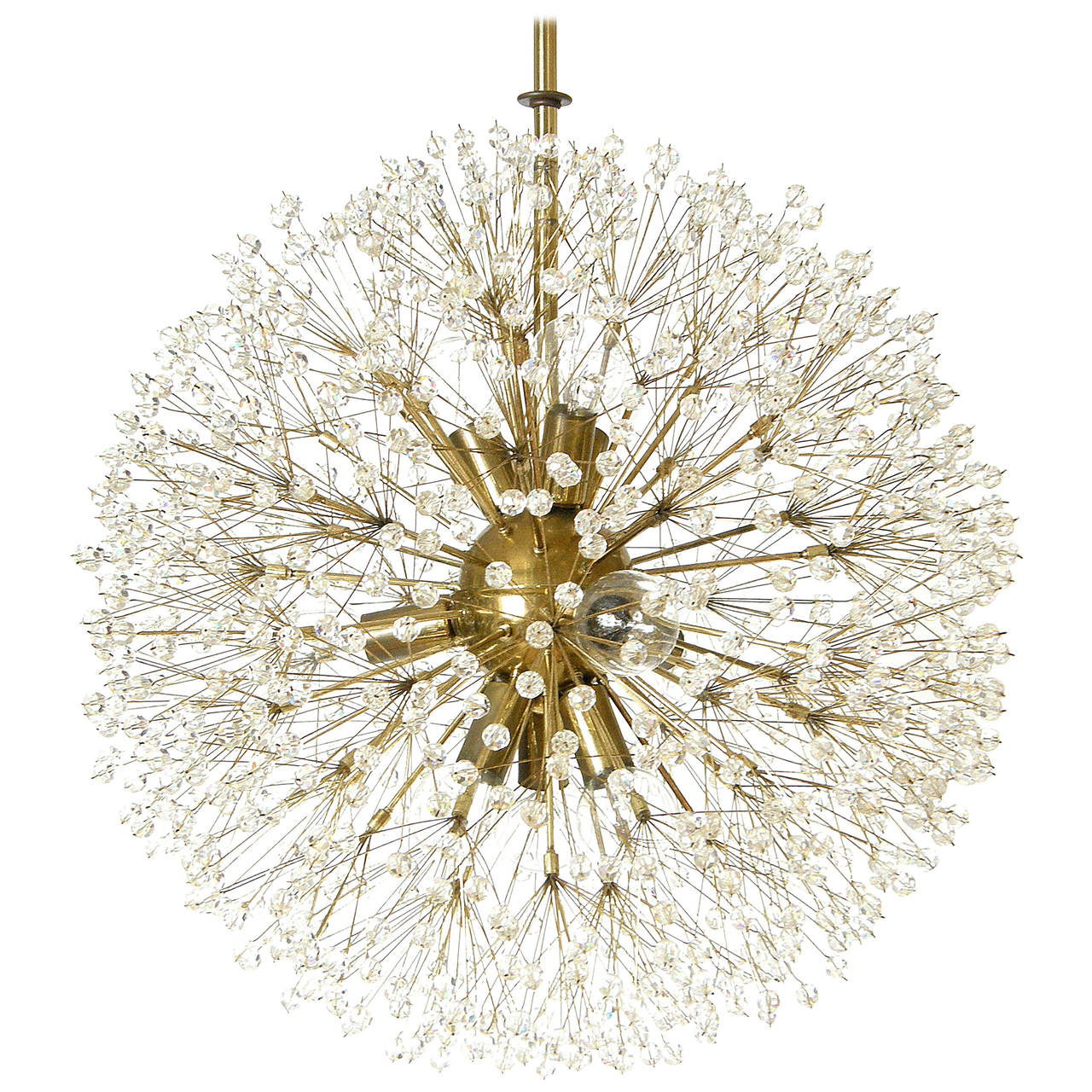 Crystal Dandelion Chandelier at 1stdibs