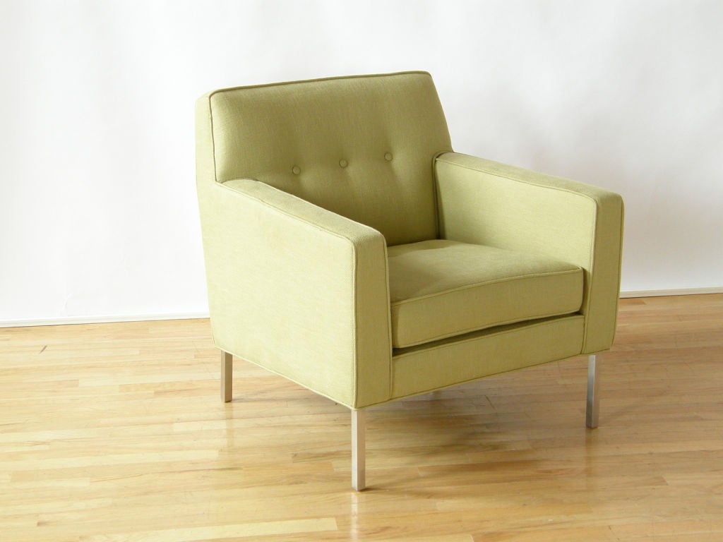 Mid-Century Modern Dunbar Lounge Chair with Custom Legs Designed by Jane Graham For Sale