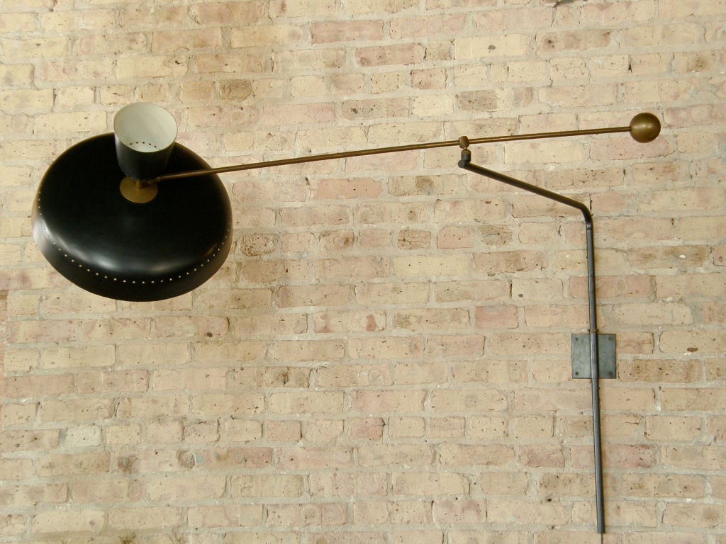French Pierre Guariche Wall Lamp