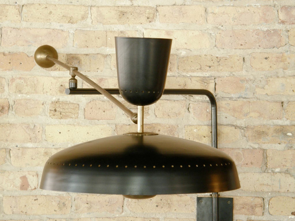 20th Century Pierre Guariche Wall Lamp