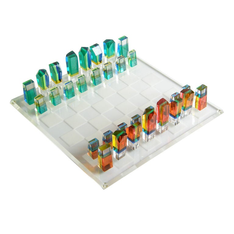 Acrylic Chess Set