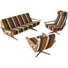 Scandinavian Sofa and Lounge Chairs