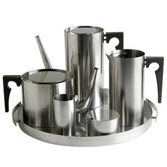 Retro Arne Jacobsen Cylinda-Line Coffee and Tea Service