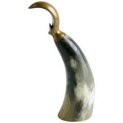 Danish Brass and Horn Bottle Opener