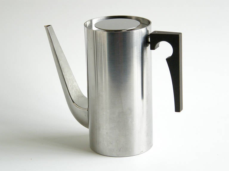 Arne Jacobsen Cylinda-Line Coffee and Tea Service In Fair Condition In Chicago, IL