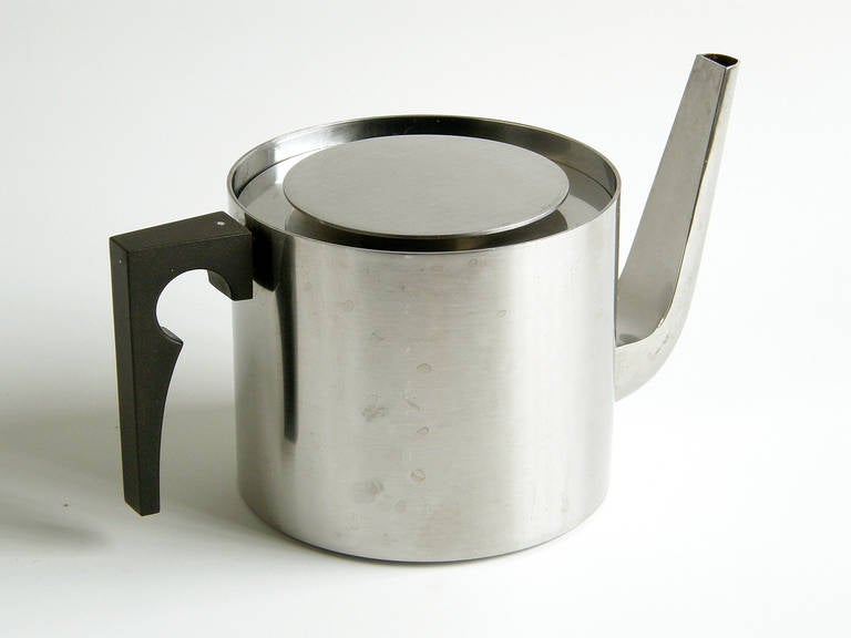 Stainless Steel Arne Jacobsen Cylinda-Line Coffee and Tea Service