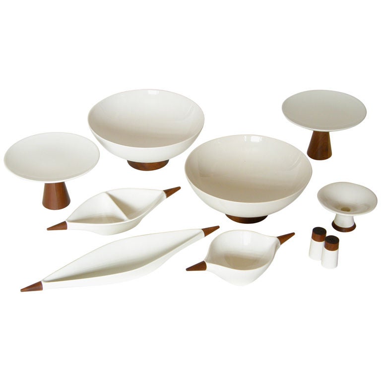 Michael Lax "Capri" Serving Set