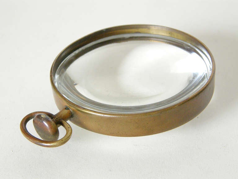 Austrian Carl Aubock Pocket Watch Magnifying Glass