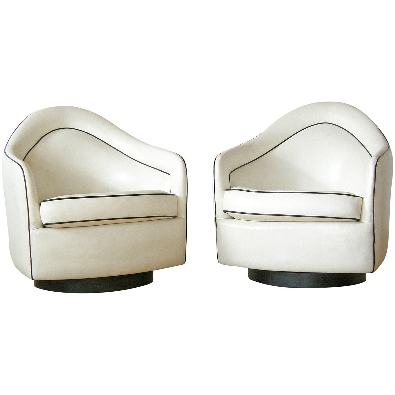 Milo Baughman Swivel Chairs