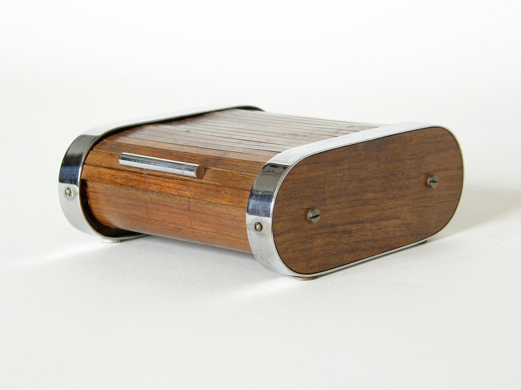 Austrian Carl Aubock Roll Top Cigarette Box