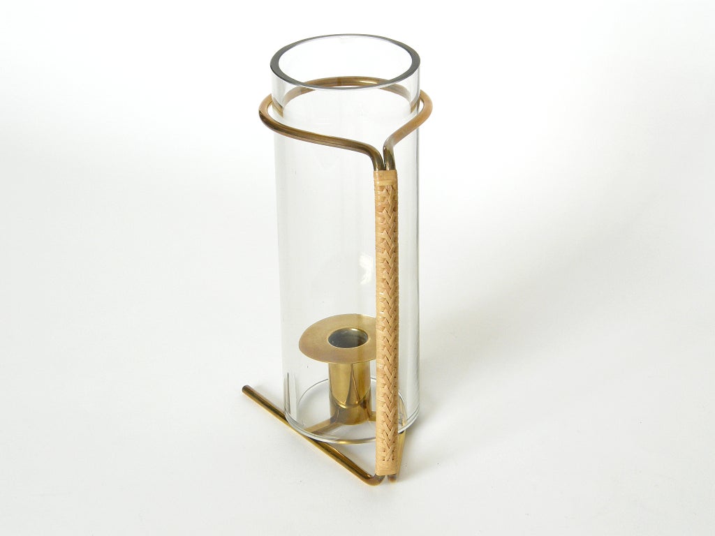 Carl Aubock Candle Lantern with Handle
