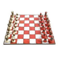 Vintage German Chess Set