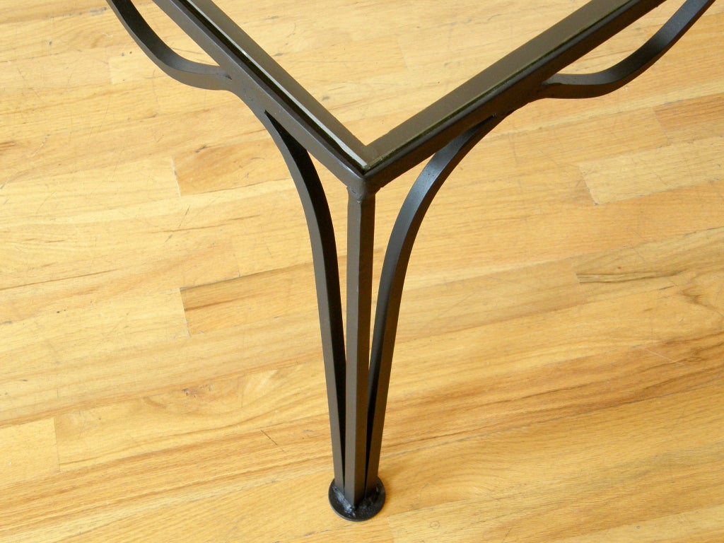 Iron and Glass Coffee Table 3
