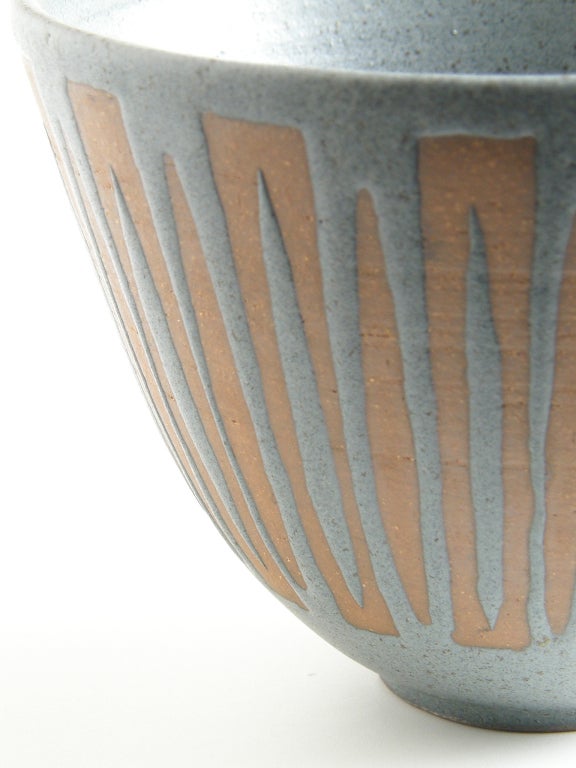 Mid-Century Modern Clyde Burt Ceramic Bowl