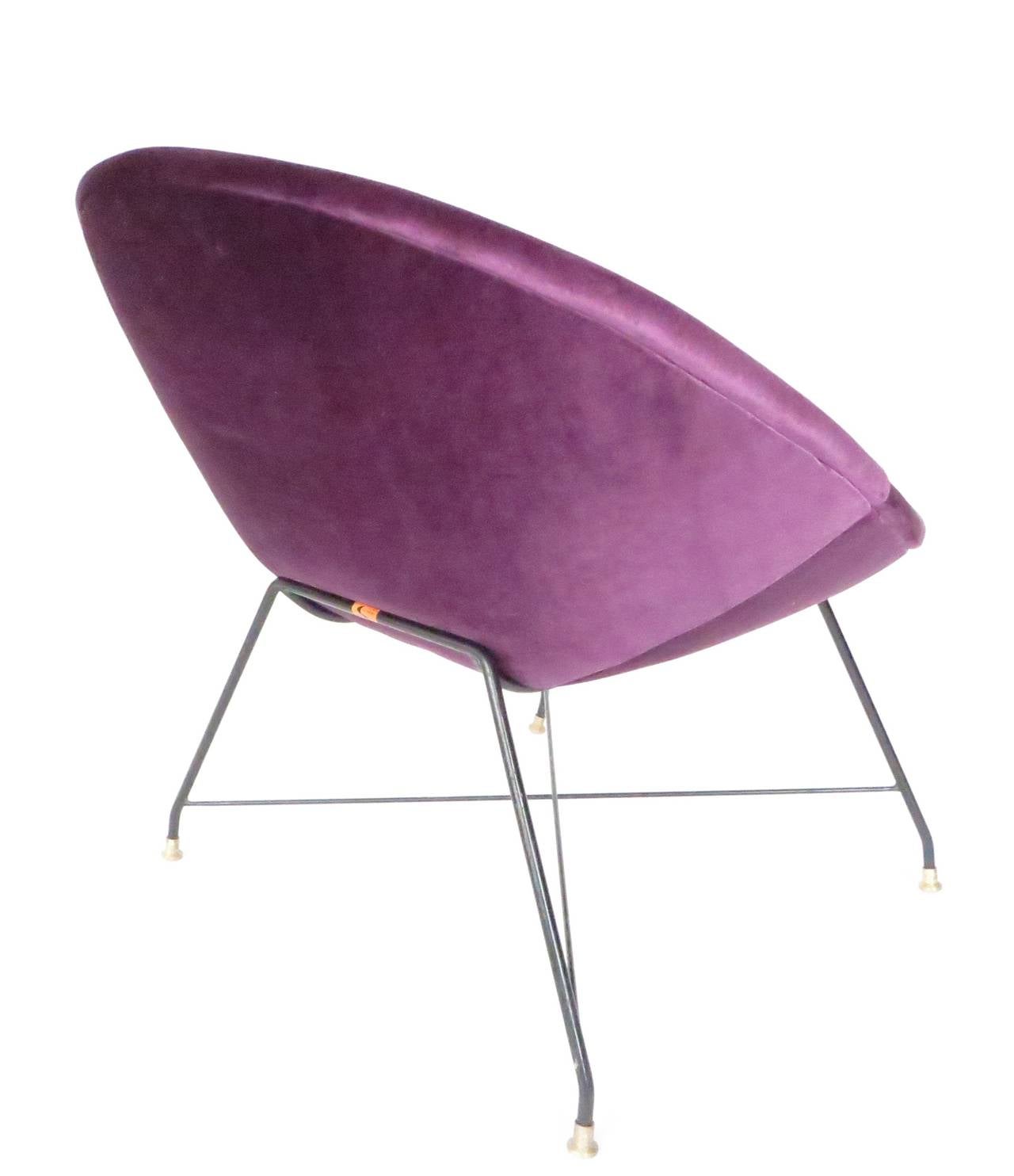 Mid-20th Century Augusto Bozzi for Saporiti Italian Lounge Chairs