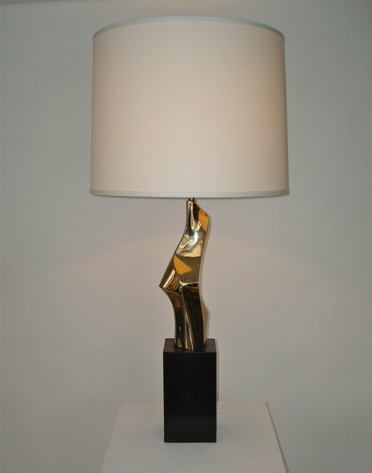 Abstract Sculptural Table Lamp by Maurizio Tempestini for Laurel Lamp In Excellent Condition In Chicago, IL