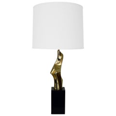 Abstract Sculptural Table Lamp by Maurizio Tempestini for Laurel Lamp