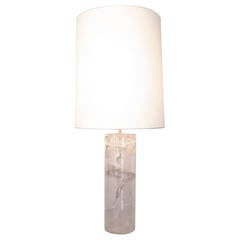 French Fractal Resin Table Lamp Attributed to Marie-Claude de Fouquieres