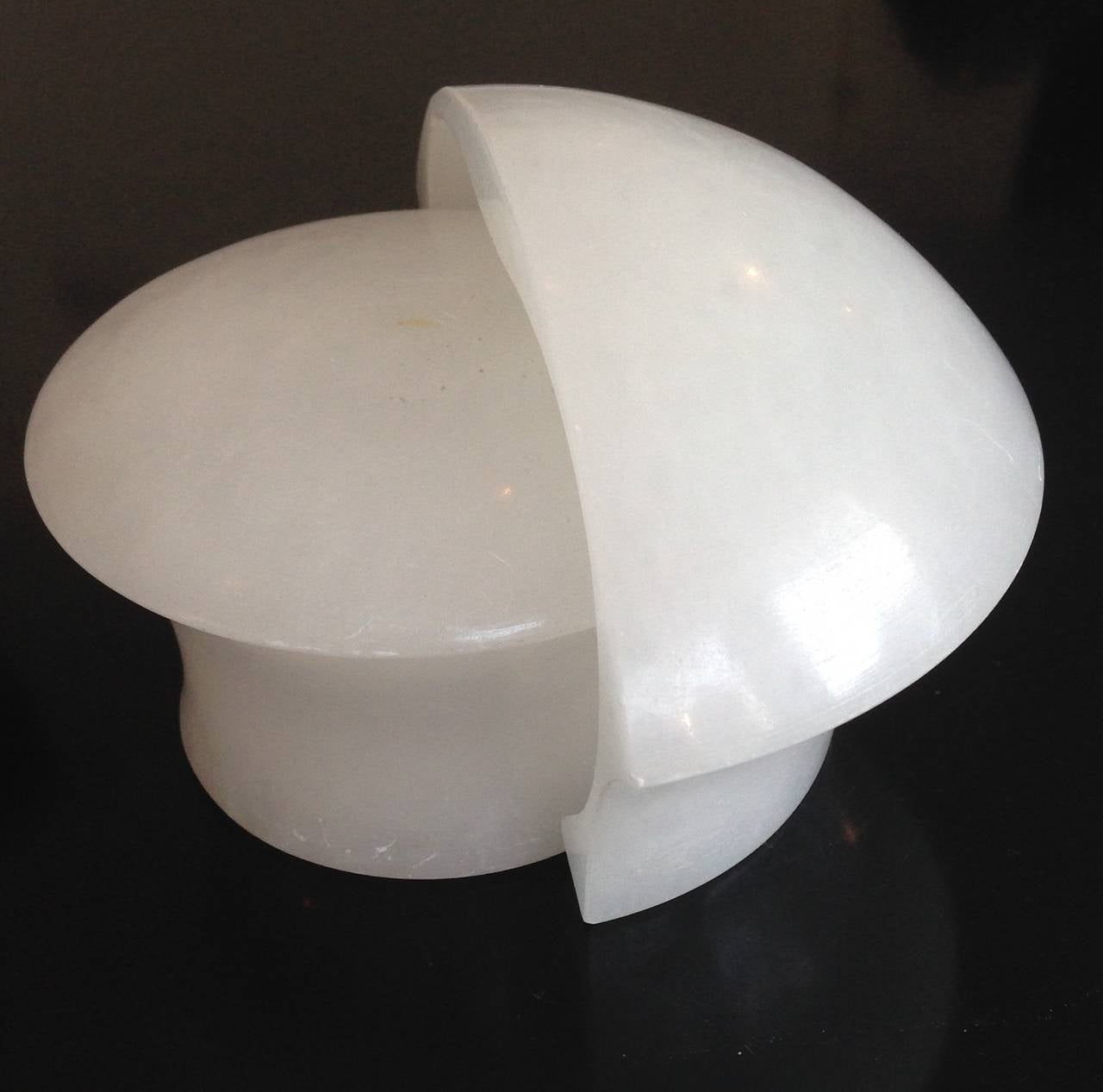 Mid-Century Modern Alabaster Sculpture by Angelo Mangiarotti VolTerra