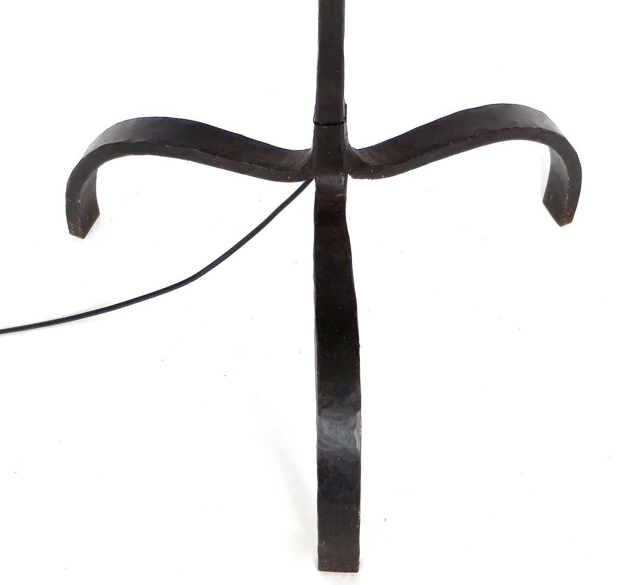 Minimalist Style Hand Wrought Iron French Floor Lamp with Shade 4