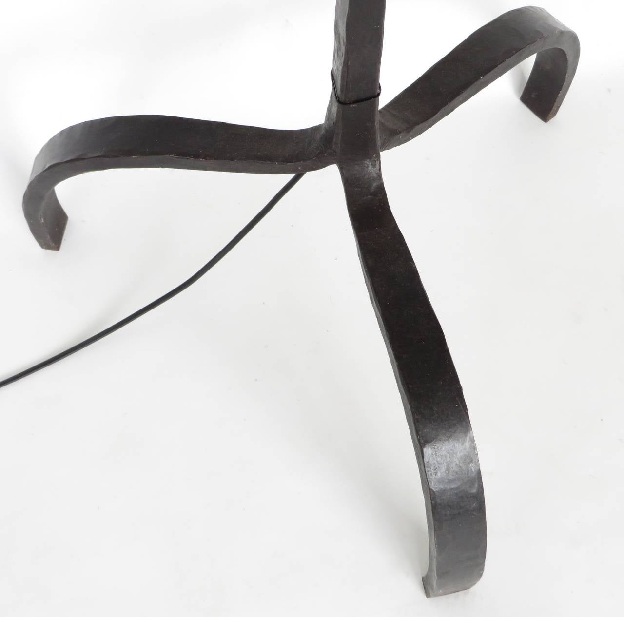 Minimalist Style Hand Wrought Iron French Floor Lamp with Shade 5