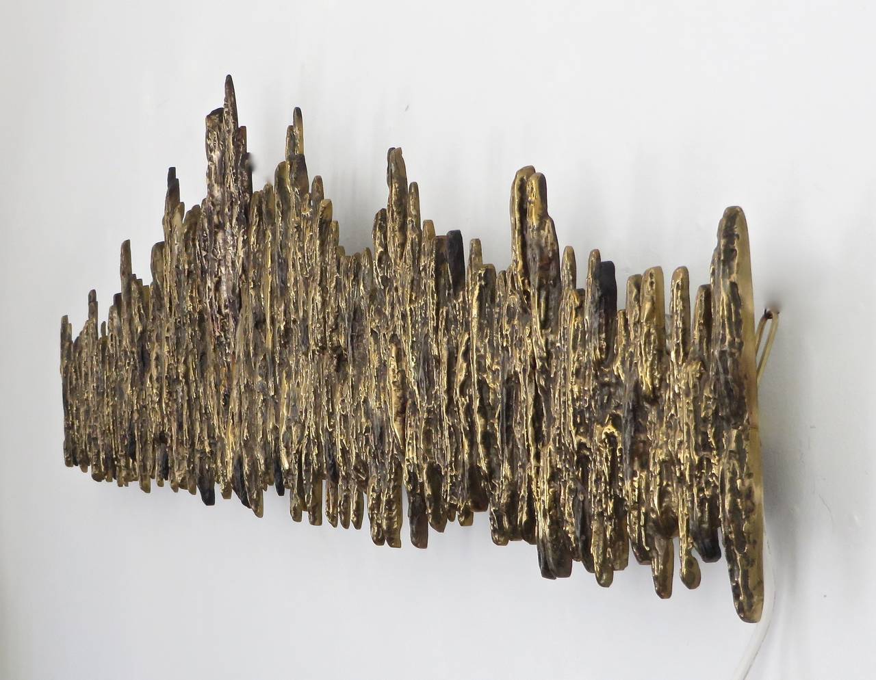 Bronze Brutalist Italian Sculpture by Luciano Frigerio In Excellent Condition In Chicago, IL