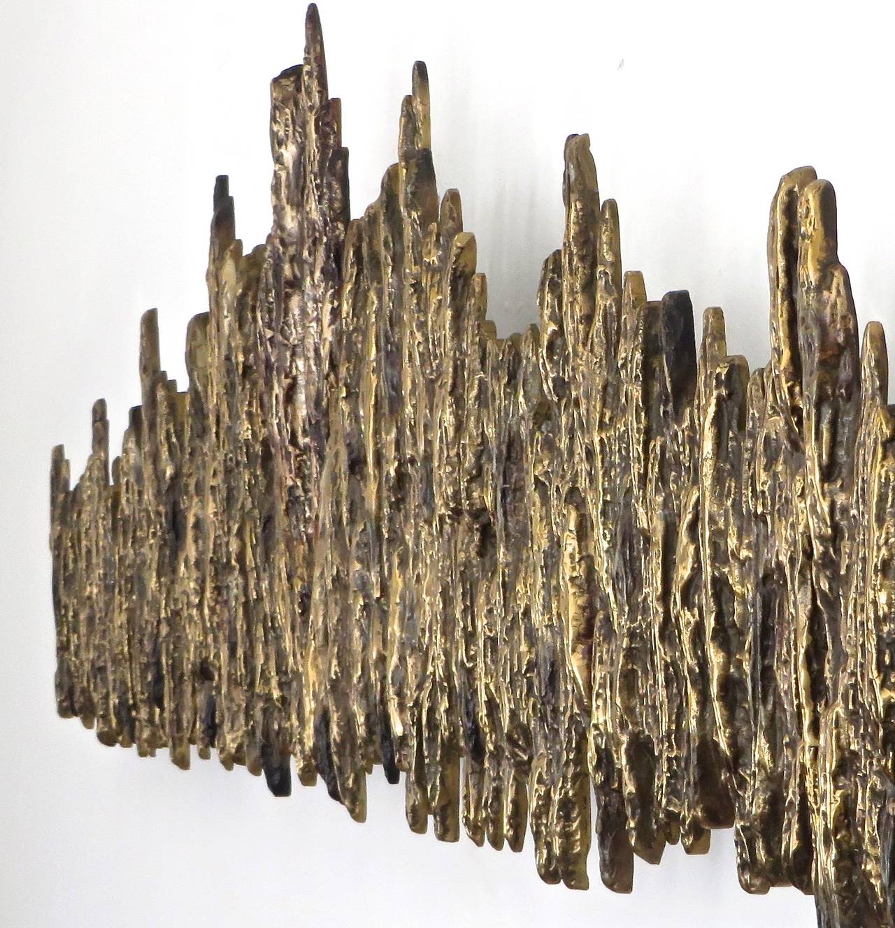 Late 20th Century Bronze Brutalist Italian Sculpture by Luciano Frigerio