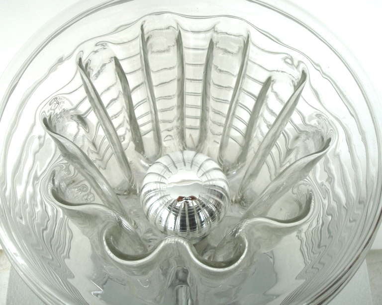 Blown Glass An Italian Table Lamp by Toni Zuccheri for Ve Art