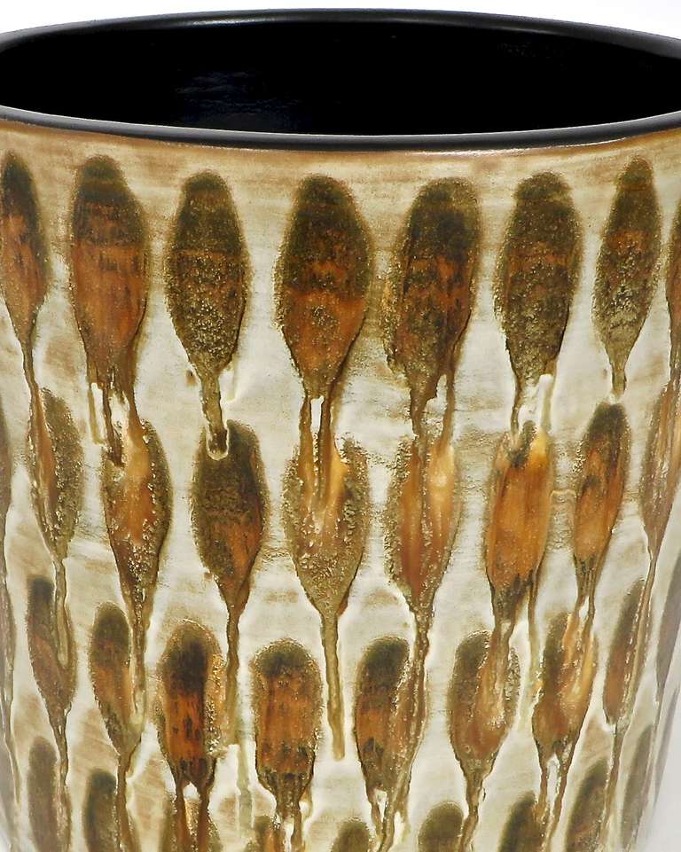 Glazed Italian Ceramic Planter 1