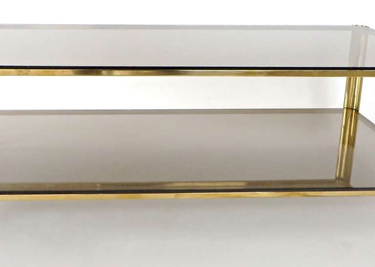 French Bronze Coffee Table by Jacques Quinet for Maison Malabart 3