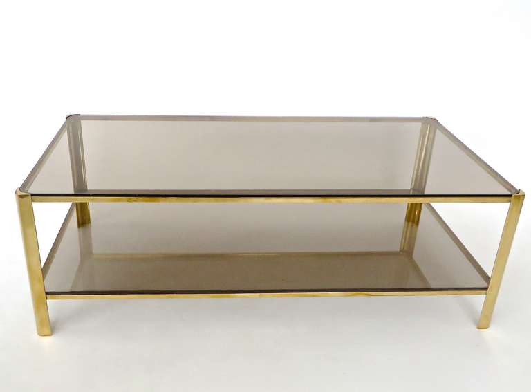French Bronze Coffee Table by Jacques Quinet for Maison Malabart In Excellent Condition In Chicago, IL