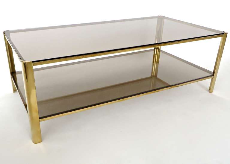 French Bronze Coffee Table by Jacques Quinet for Maison Malabart 2