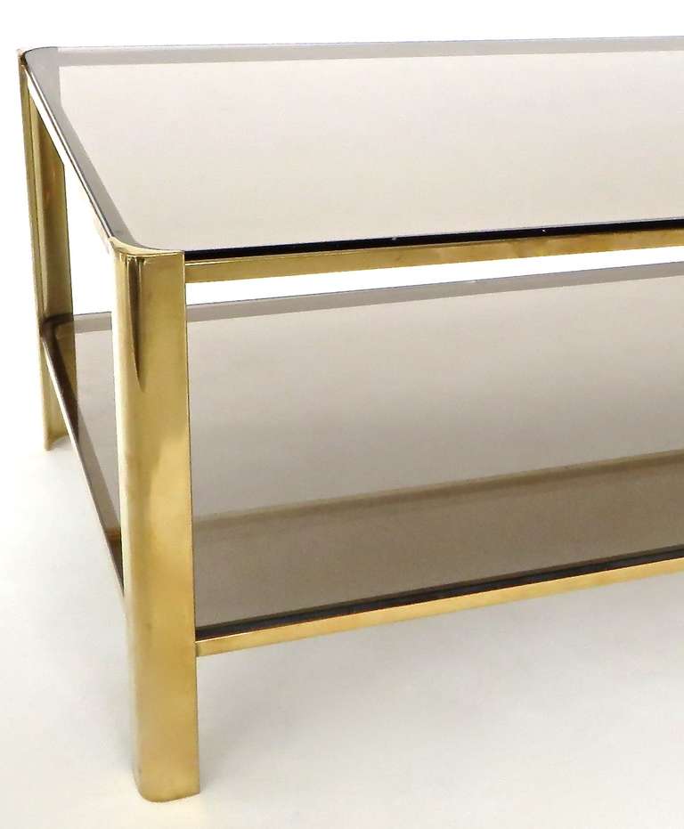 French Bronze Coffee Table by Jacques Quinet for Maison Malabart 4