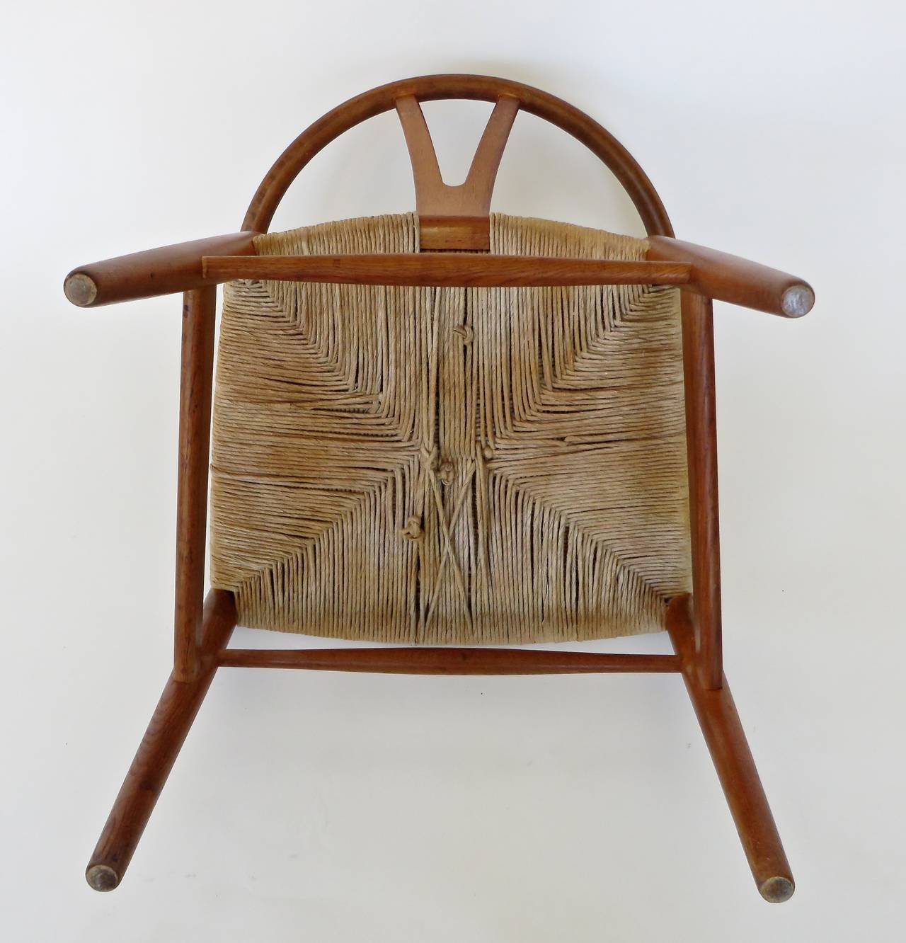 Mid-20th Century Danish CH-24 Wishbone Chair by Hans Wegner